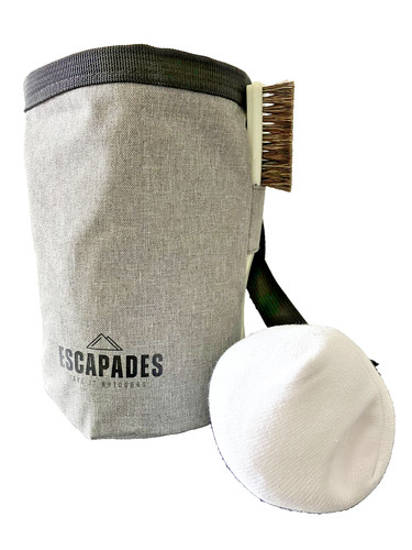 Chalk bag and ball - and,
