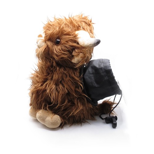 Highland cow chalk bag rock - highland,