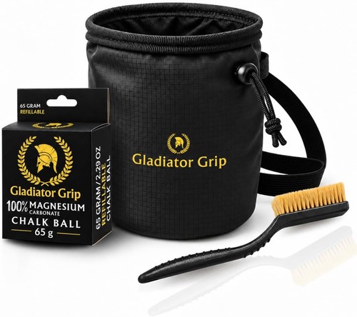 Climbing chalk bag with - chalk,