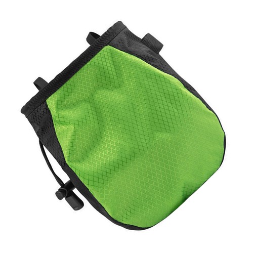 Rock climbing chalk bag with - rock,