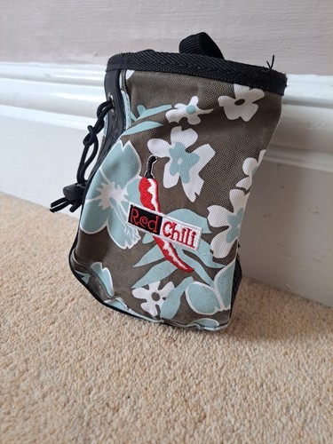 Red chilli climbing chalk bag - chilli,