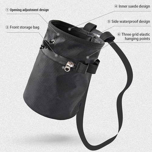 Climbing chalk bag - bag, with